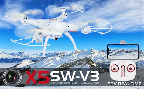 Syma X5SW Drone FPV Test Flight .